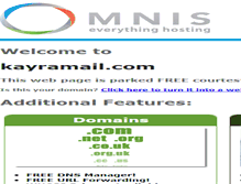 Tablet Screenshot of kayramail.com